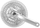 Crankstel 3 speed Mighty 170 mm 42/34/24T met kettingrand - zilver