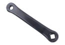 Crankarm links 152mm aluminium - zwart