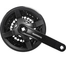 Crankstel 6/7/8 speed Shimano Tourney FC-TY301 met 150mm crankarm 42 x 34 x 24T - zwart