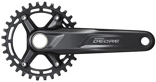 Crankstel 10/11 speed Shimano Deore FC-M5100-1 met 170mm crankarm 30T - zwart