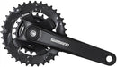 Crankstel 2 x 9 speed Shimano Altus FC-M101 met 175mm crankarm 36-22T met vierkante as - zwart