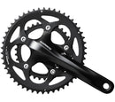 Crankstel 2 x 10 speed Shimano Road FC-RS400 - 175/50-34 holle as - zwart