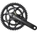 Crankstel 2 x 9 speed Shimano Road FC-RS345 - 175/50-34T Octalink - zwart