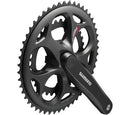 Crankstel 7/8 speed Shimano Tourney FC-A070 Compact 170/50-34T met vierkante as - zwart