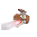 DinoWorld dinosaurus handpop met stoom licht en geluid 17cm