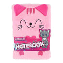 Glamour Fluffy Kat Notitieboek A5 Roze - 80pag.