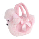 Take Me Home Poedel in Tas Roze - 33x30cm