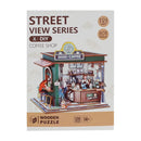 Woodworks Houten Bouwpakket Coffee Shop met Licht - 138dlg.