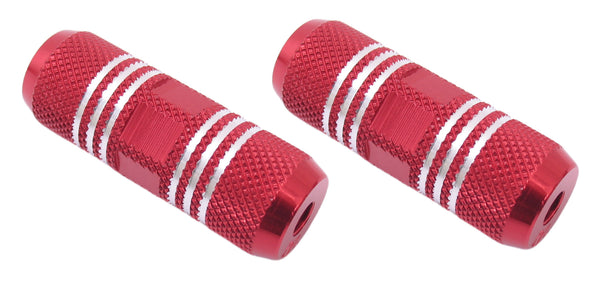 Voetsteunset Edge Freestyle 80 mm op 3/8" as - rood