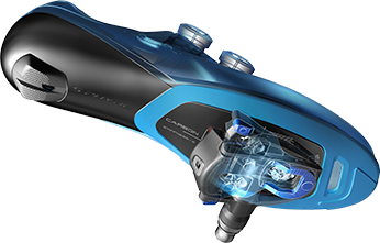 Pedaalset Shimano Dura Ace SPD-SL PD9100 met plaatjes SM-SH12 carbon