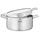 Tefal H852S8 Nordica Pannenset 4-delig RVS/Glas