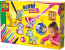 SES Blow Airbrush Pens - Safari Dieren, 6st.