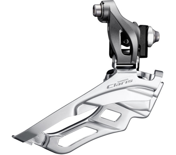 Voorderailleur 3 x 8-speed Shimano Claris FD-R2030 ø34,9 mm klem met adapter ø31,8/28,6 mm / down-p