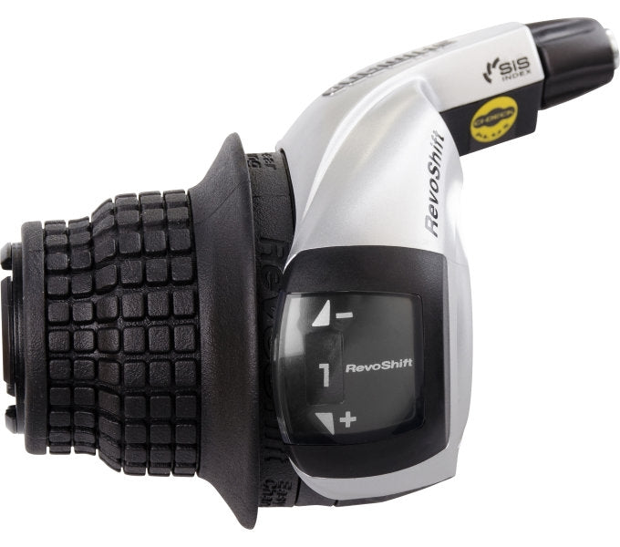 Draaiversteller (links) 3 speed Shimano Tourney SL-RS45 - zwart/zilver