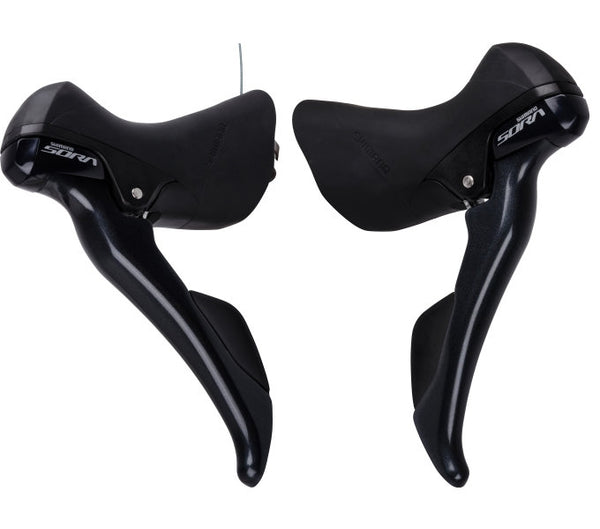 Versteller-/remhendelset 3 x 9 speed Shimano Sora ST-R3000 - zwart