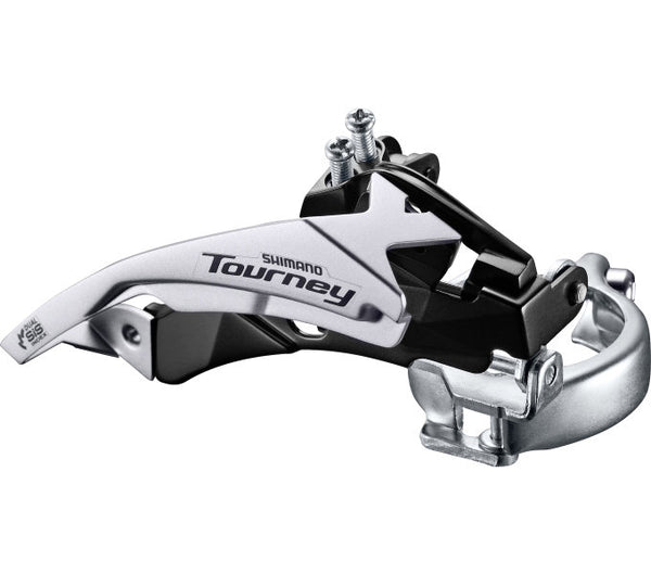 Voorderailleur 3 x 6/7-speed Shimano Tourney FD-TY510 top swing/dual pull - lage klem - 42T (66-69°