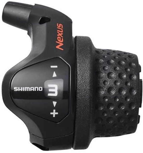 Draaiversteller 3 speed Shimano Nexus SL-3S41E met 180 mm kabel en clickbox - zwart