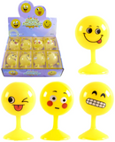 8 Smiley tuimelbal met zuignap 4510