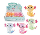 12 Squeeze axolotl glitter 9 cm 4478