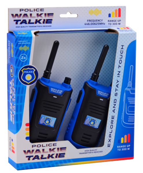 Walkie Talkie Politie - 300 meter bereik