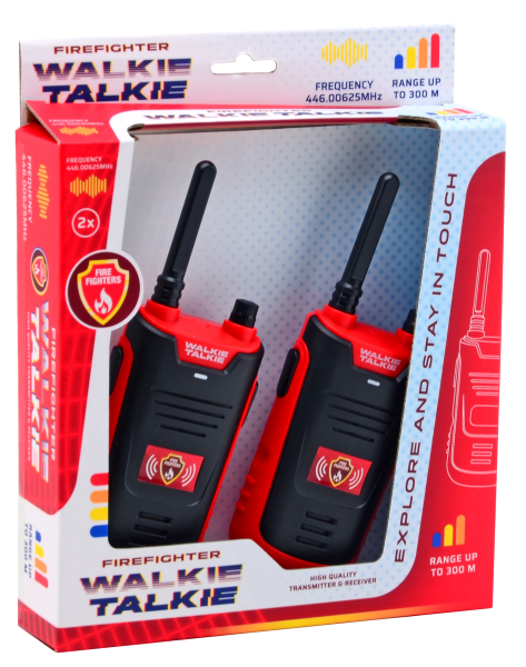 Walkie Talkie Brandweer - 300 meter bereik