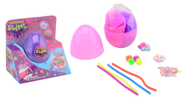 Groot slijm Ei met Accessoires in Doos