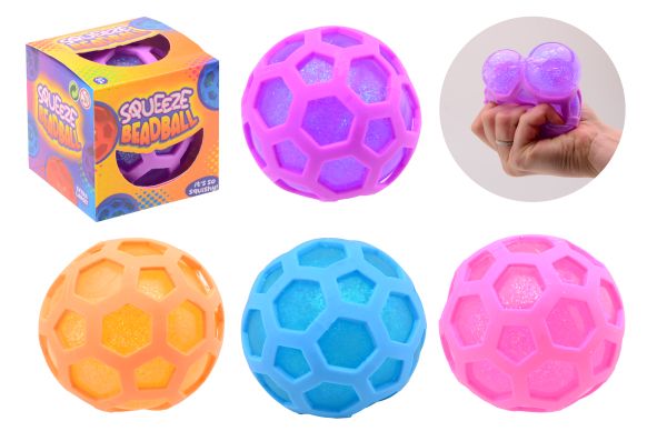 Glitter Squeeze Zeshoek Bal