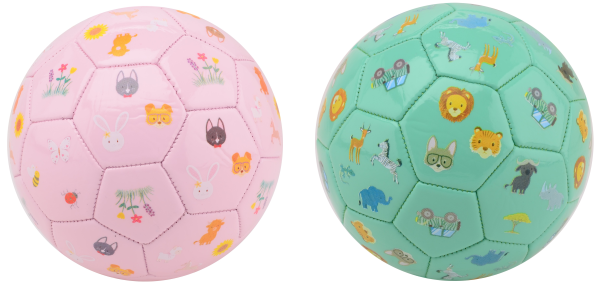 Happy World Kunstlederen Speelbal Roze, 14cm