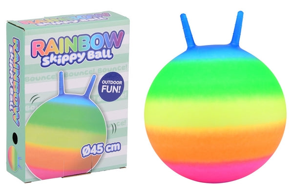 Outdoor Fun Regenboog Skippybal, 45cm