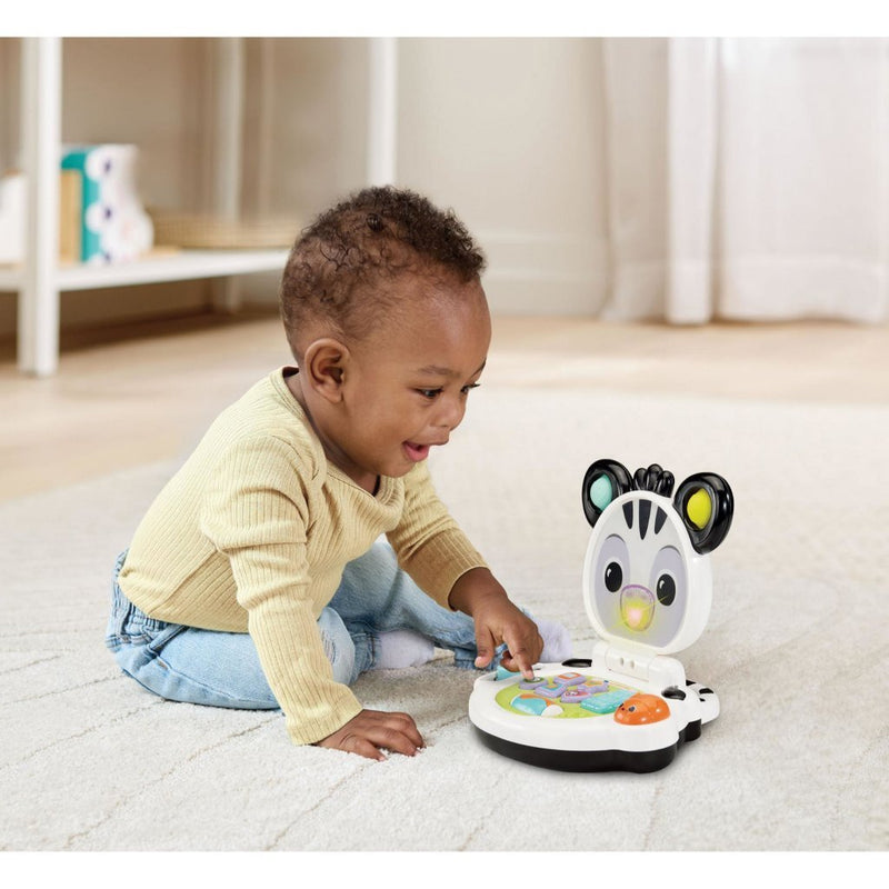 VTech Baby Premium Collectie Zeebra Laptop + Licht en Geluid