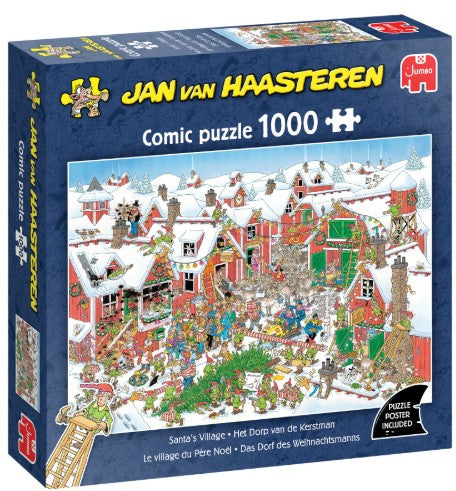 Jan van Haasteren Legpuzzel - Het Dorp Van De Kerstman, 1000st.