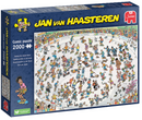 Jan van Haasteren Legpuzzel - Skateboarden in de Bowl, 2000st.