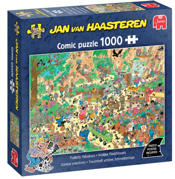 Jan van Haasteren Legpuzzel - Vrolijke Fladderaars - 1000st.
