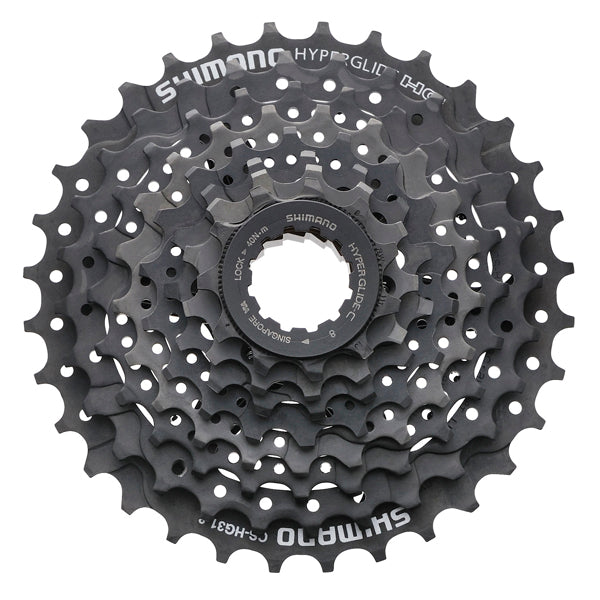 Cassette 8 speed Shimano Altus HG31 11-34T - zwart (werkplaatsverpakking)