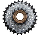 Freewheel 6 speed Shimano MF-TZ510 14-28T - Zilver