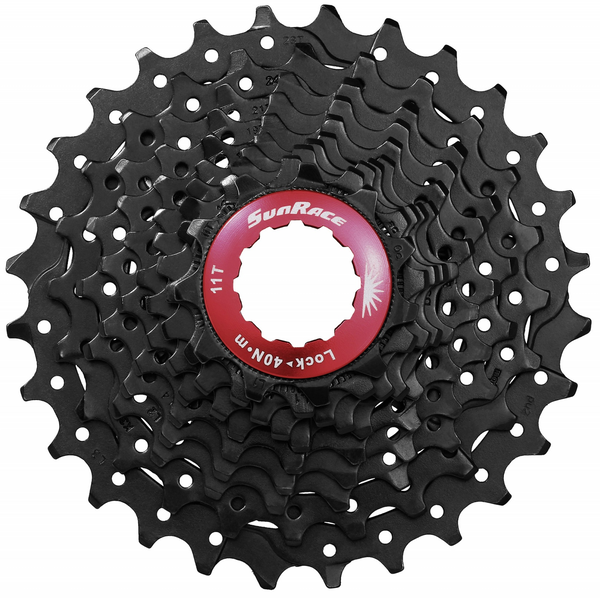 Cassette 10 speed Sunrace CSRX0 11-28T - zwart
