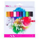 Ecoline Brush Pen Set Helder, 10 Kleuren