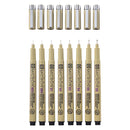 Sakura Pigma Micron Etui 8 Fineliners Zwart