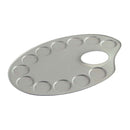 Talens Palet metaal Ovaal 12,6x18,5cm