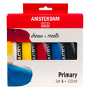 Amsterdam Standard Series Acrylverf Primaire Set 120ml, 5dlg.