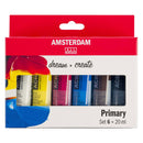 Amsterdam Standard Series Acrylverf Primaire Set 20ml, 6dlg.