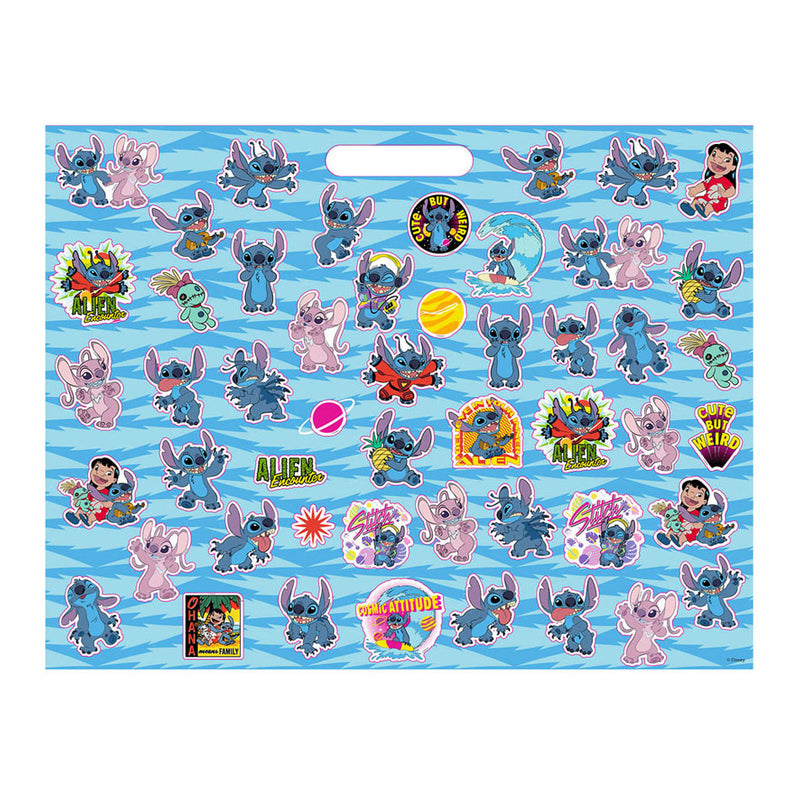 Tekenblok Lilo & Stitch met Stickers en 3 Krijtjes, 40 Vellen