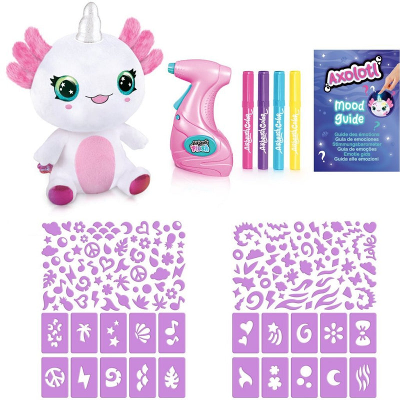 Canal Toys Airbrush Knuffel Axolotlcorn + Licht