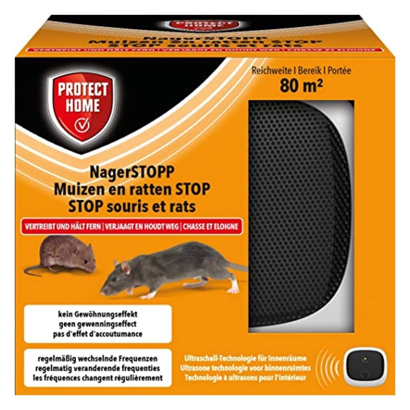 Protect Home Ultrasonic Muizen en Ratten 80 m2 Zwart/Wit