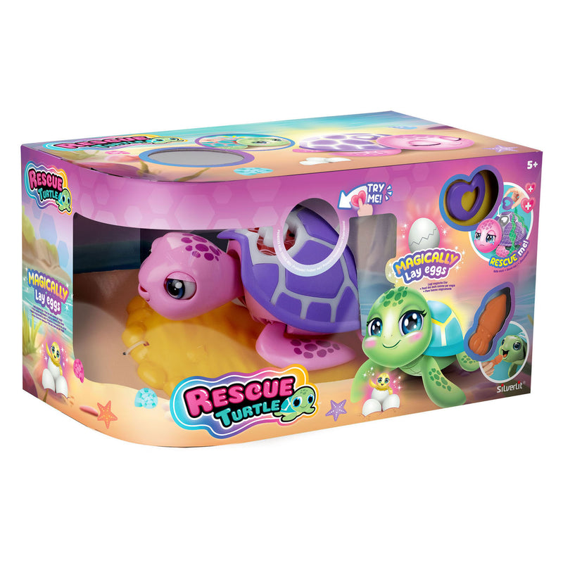 Silverlit Rescue Schildpad Roze + Licht en Geluid