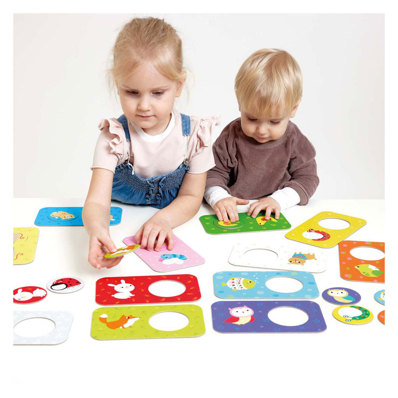 Banana Panda -  Zoek Dezelfde Vriendjes Puzzels - 12st.