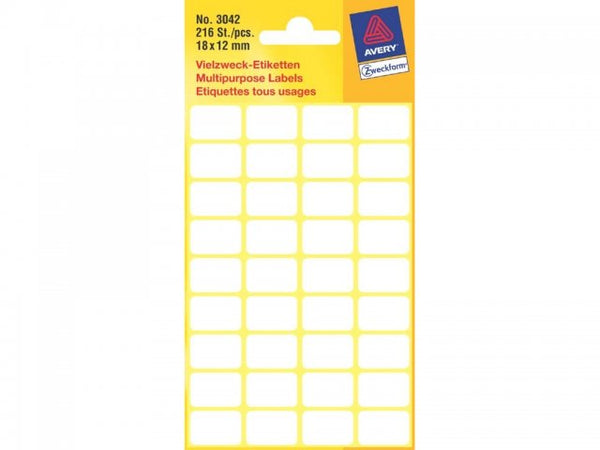 Zweckform 3042: Kantooretiketten 216 St.