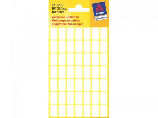 Zweckform 3072: Kantooretiketten 294 St.
