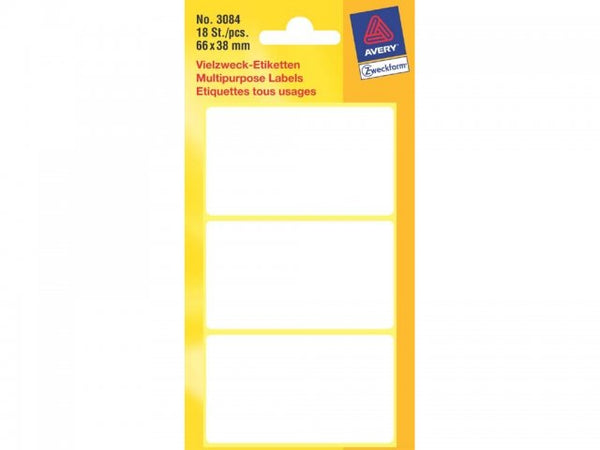 Zweckform 3084: Kantooretiketten 18 St.