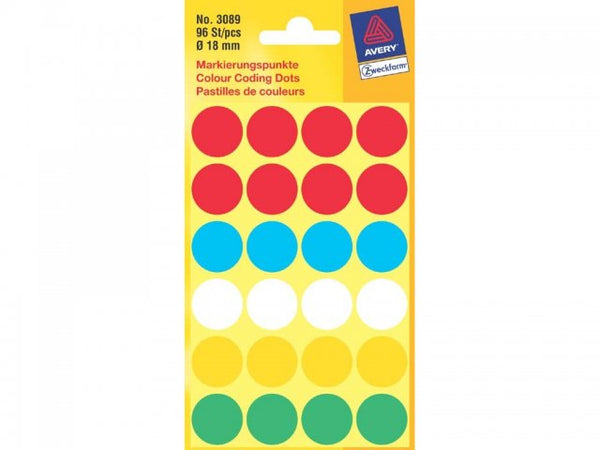 Zweckform 3089: Kantooretiketten 96 St.